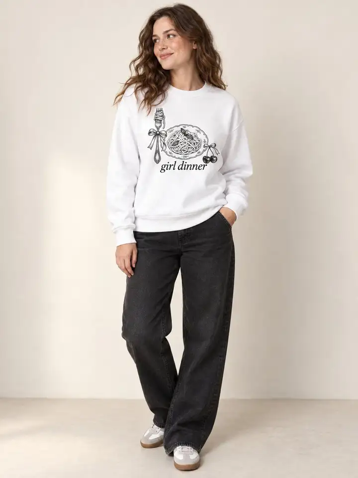 Girl Dinner Sweatshirt