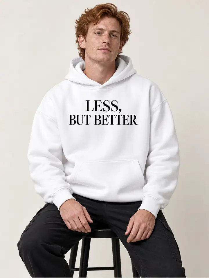 Less But Better Hoodie