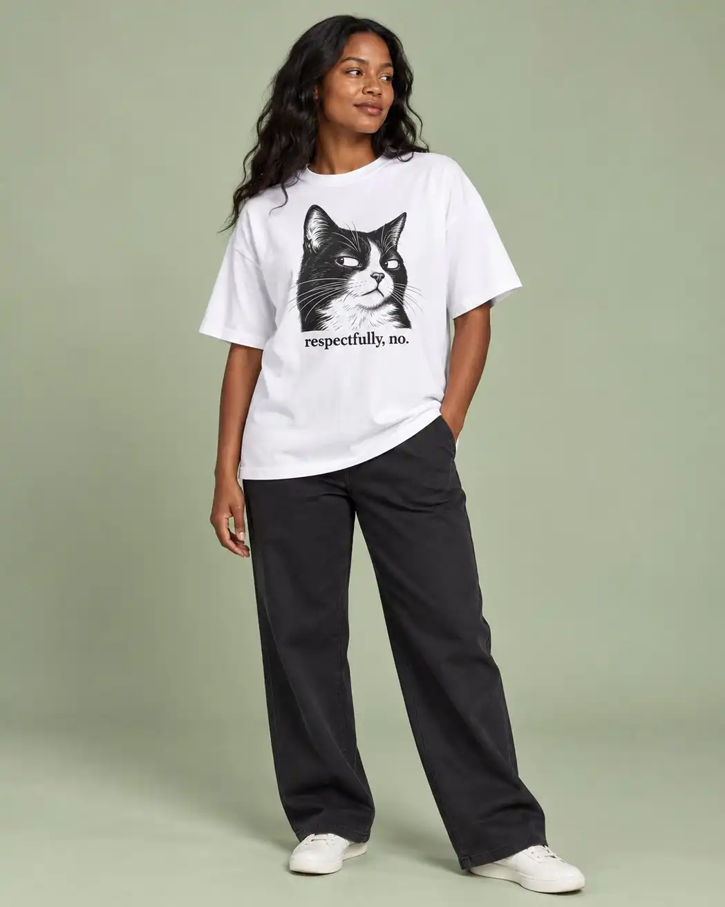 Side Eye Cat Tee