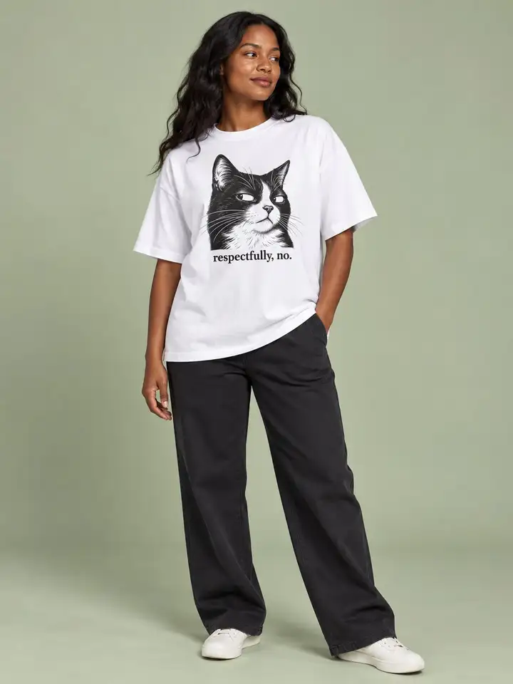 Side Eye Cat Tee