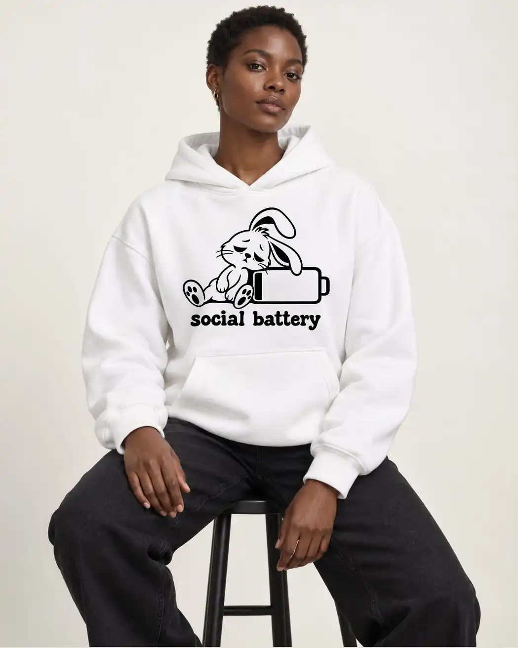 Social Battery Hoodie
