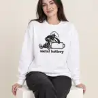 Social Battery Sweatshirt