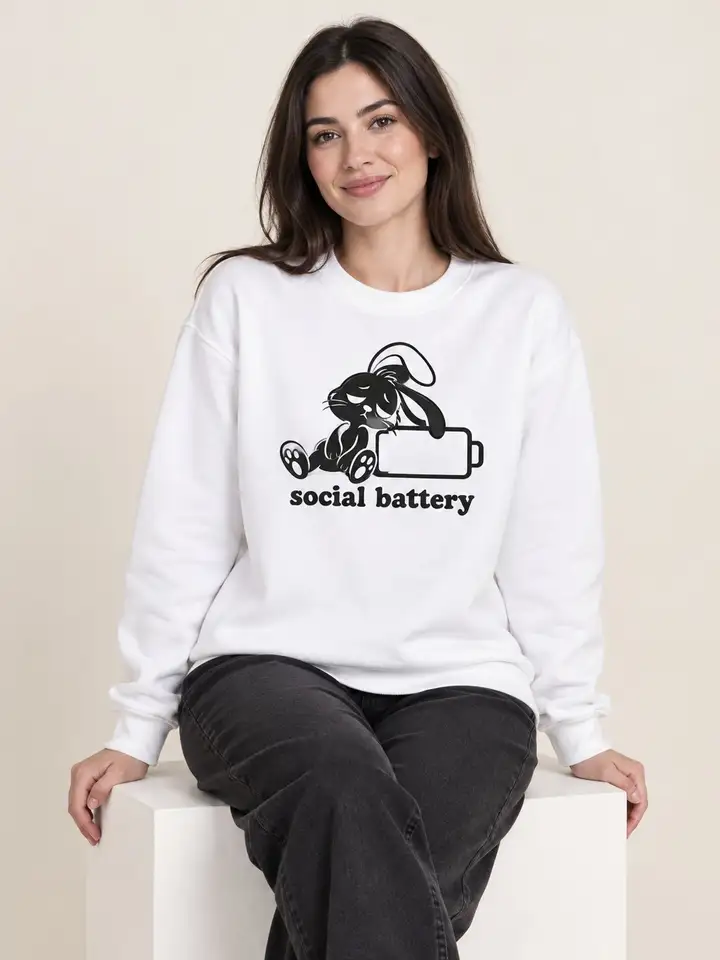 Social Battery Sweatshirt