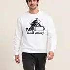 Social Battery Sweatshirt