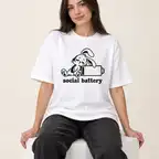 Social Battery Tee