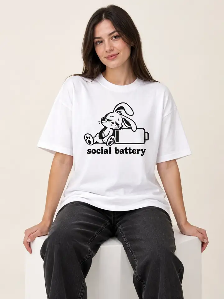 Social Battery Tee