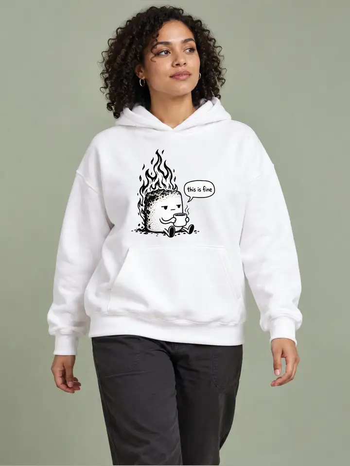 This Is Fine Hoodie