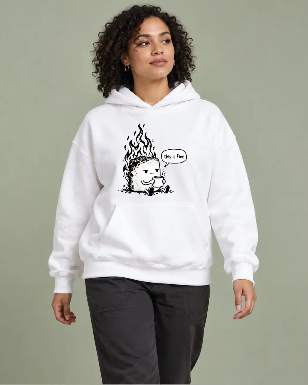 This Is Fine Hoodie