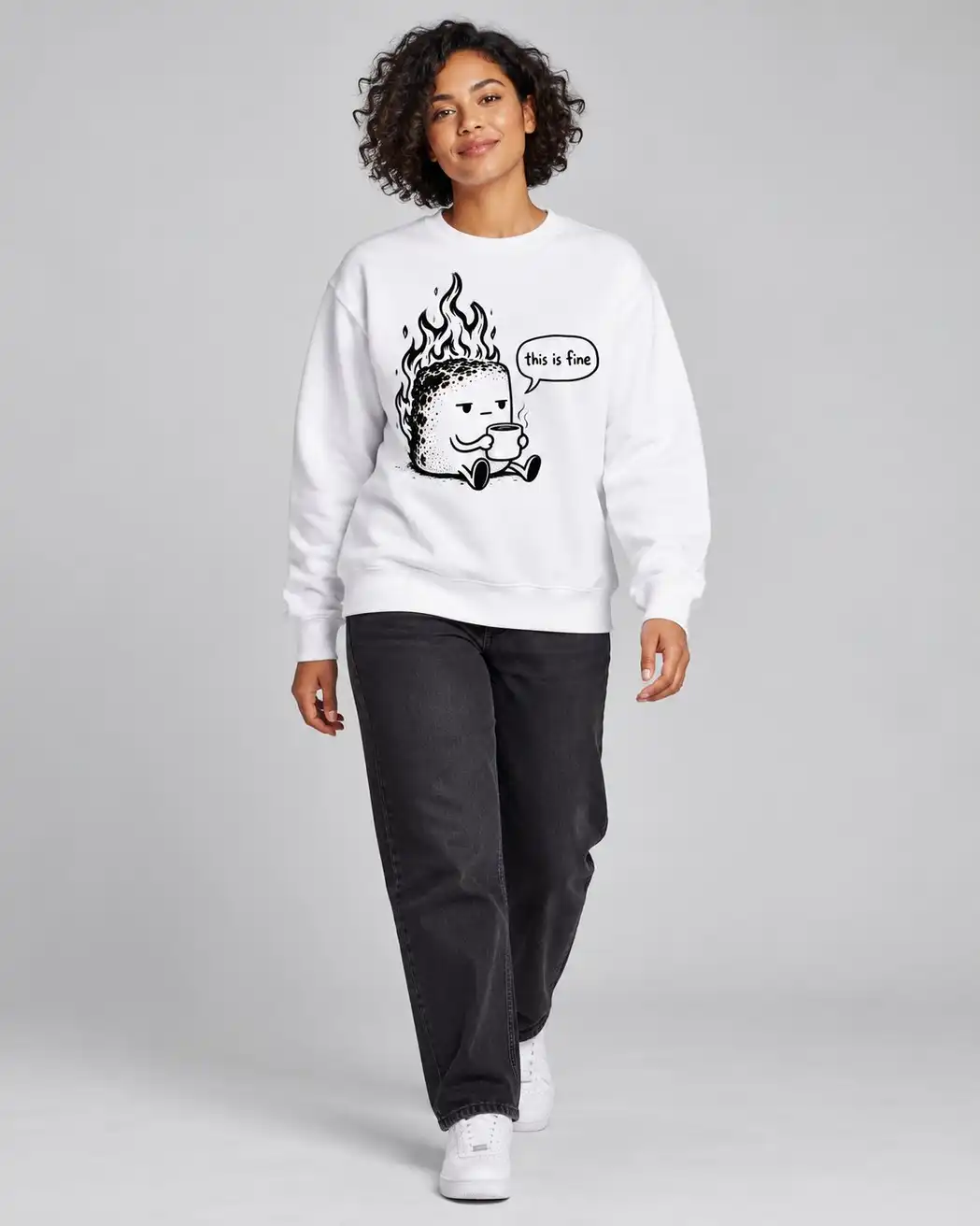 This Is Fine Sweatshirt