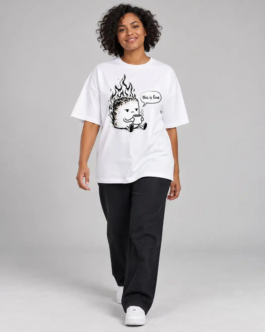 This Is Fine Tee