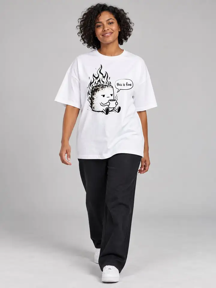 This Is Fine Tee